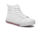 Scarpe Tommy Hilfiger sneaker High Top Lace-Up white DS24TH02 T3A9-33188-1687100