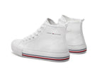Scarpe Tommy Hilfiger sneaker High Top Lace-Up white DS24TH02 T3A9-33188-1687100