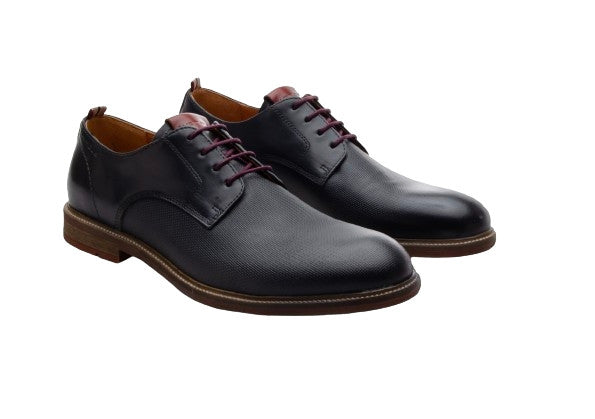 Scarpe uomo Ambitious 11465A francesina stringata in pelle antracite US24AM07