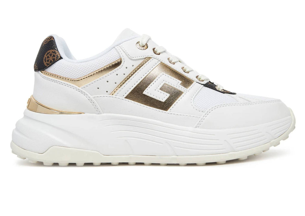 Sneaker donna Guess Fonzi runner white D26GU05 FLTFONFAB12