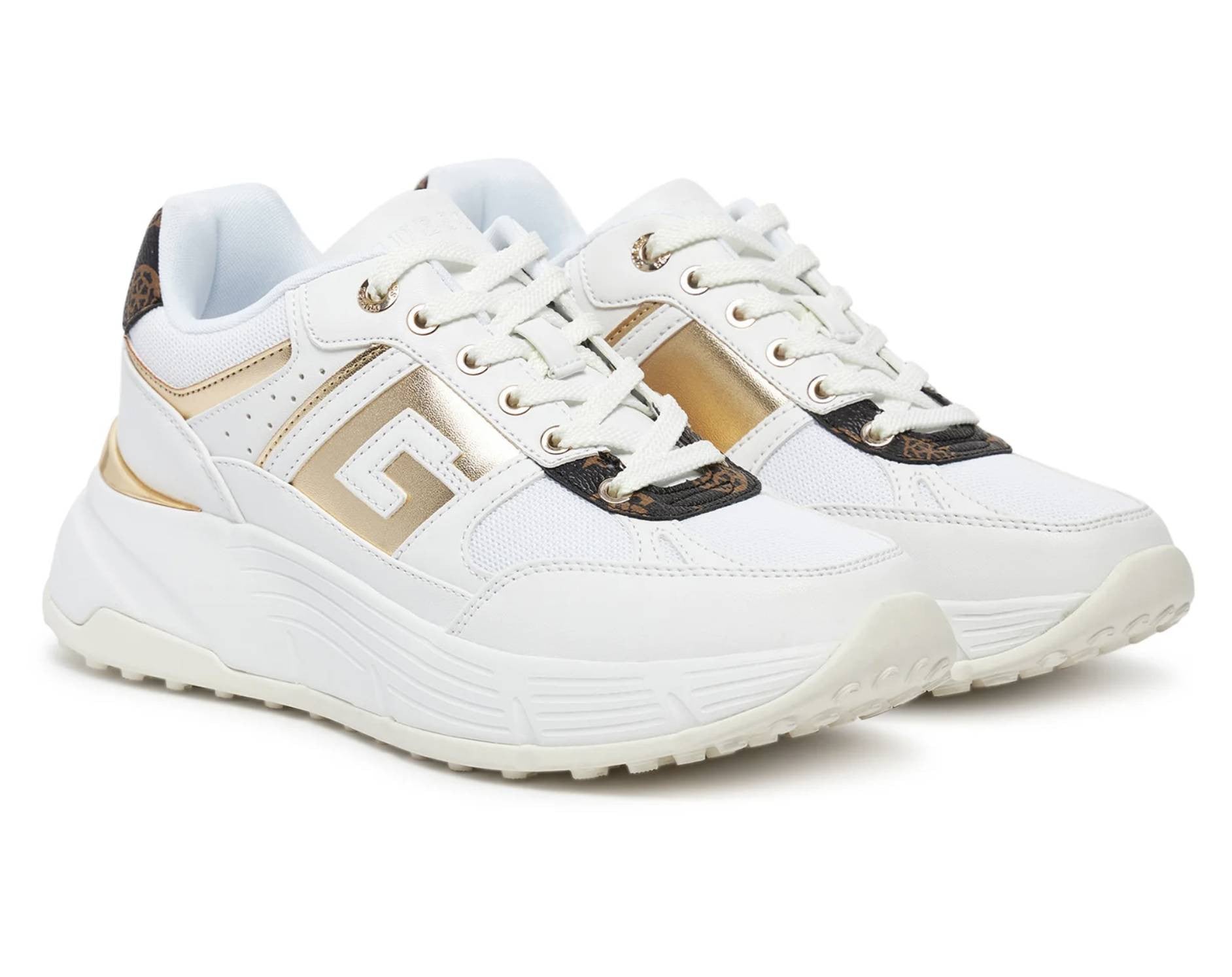 Sneaker donna Guess Fonzi runner white D26GU05 FLTFONFAB12