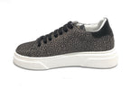 Scarpe donna Borbonese sneaker in pelle/ tessuto OP natural/ black DS24BO02 6DZ940AD8