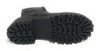 Scarpe donna Gold&gold anfibio in ecopelle nero con strass D22GG24 GS185