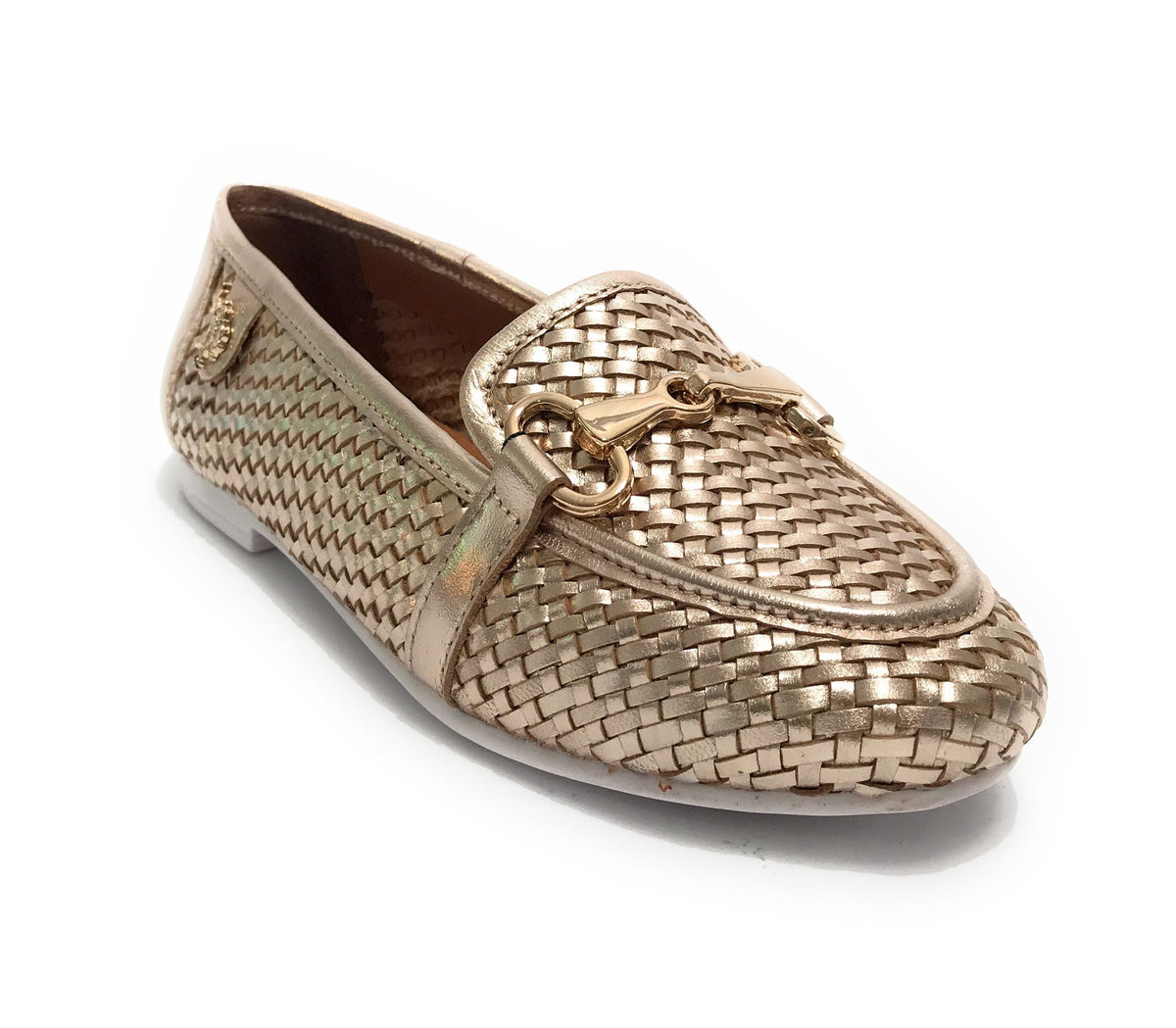 Scarpe US Polo mocassino Chery001 in pelle gold donna DS24UP11