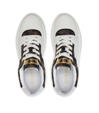 Scarpe donna Guess sneaker Queenz ecopelle white/ brown D25GU05 FLTQNZFAL12