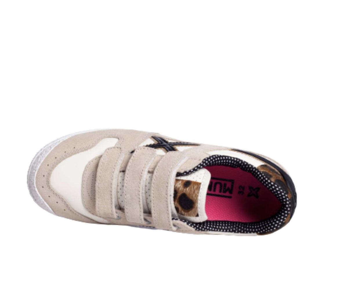 Scarpe bambina Munich sneaker Mini Goal in pelle e animalier Z22MU12 8128534