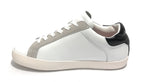 Scarpe donna Love Moschino sneaker in pelle bianco/ nero DS22MO20 JA15532