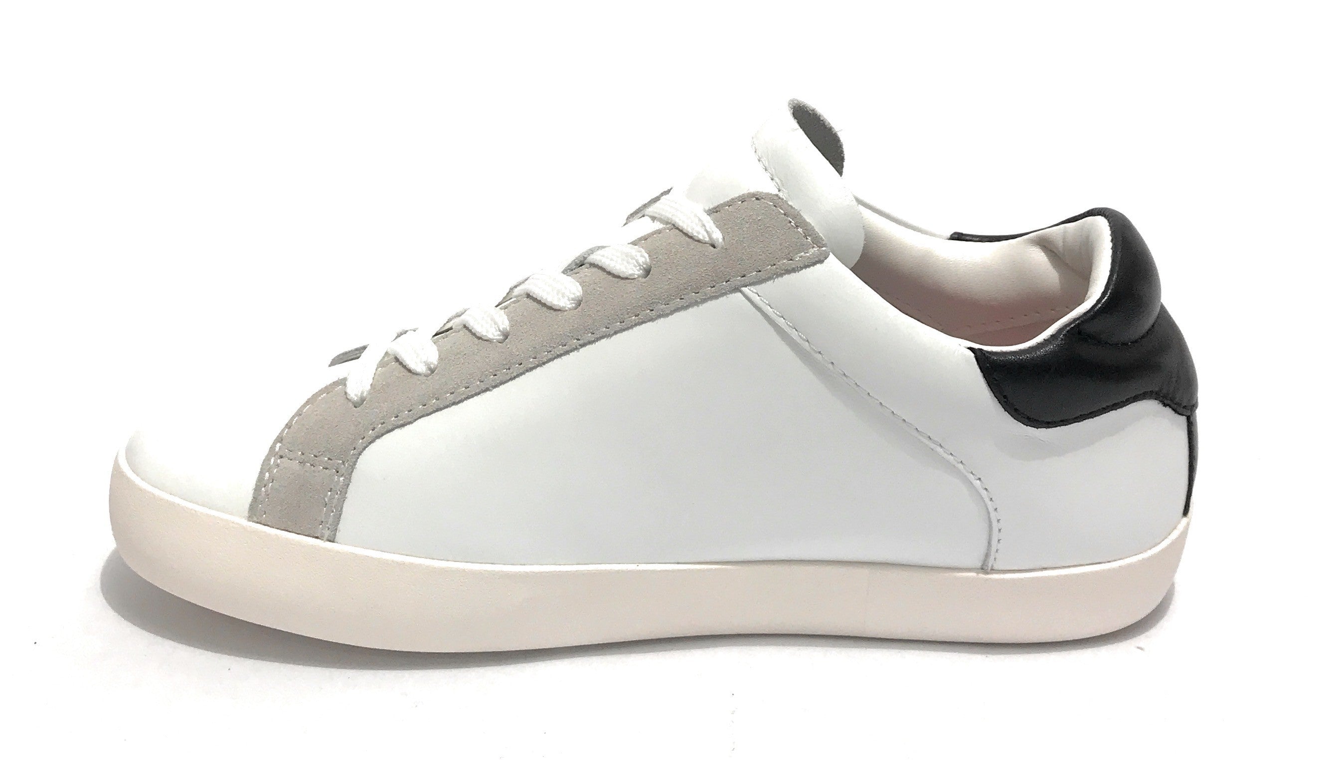 Scarpe donna Love Moschino sneaker in pelle bianco/ nero DS22MO20 JA15532