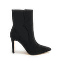 Scarpe donna tronchetto Gold&gold in ecopelle scamosciato nero D23GG17 GD673