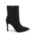 Scarpe donna tronchetto Gold&gold in ecopelle scamosciato nero D23GG17 GD673