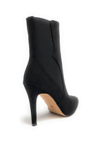 Scarpe donna tronchetto Gold&gold in ecopelle scamosciato nero D23GG17 GD673