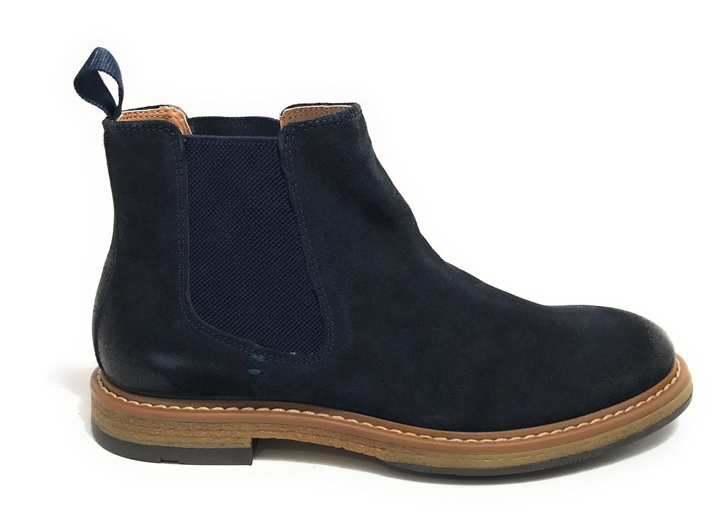 Stivaletto beatles uomo Elite in pelle scamosciata blu U23EL02 1005