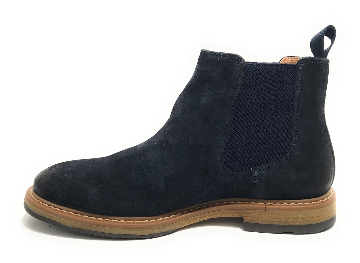 Stivaletto beatles uomo Elite in pelle scamosciata blu U23EL02 1005