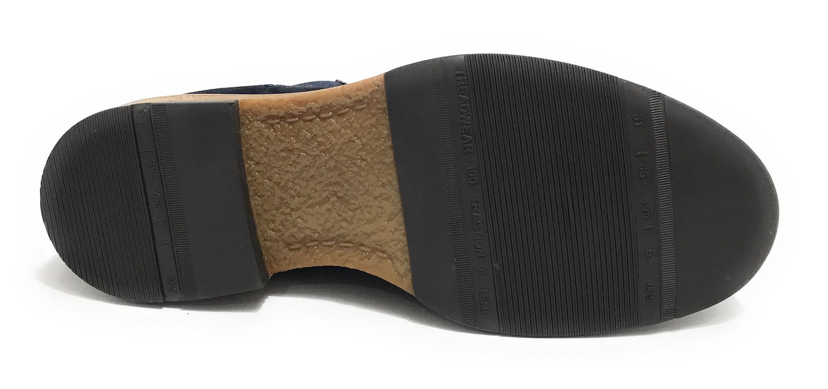 Stivaletto beatles uomo Elite in pelle scamosciata blu U23EL02 1005