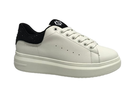 Scarpe donna sneaker Gold&gold ecopelle bianco D25GG09 GB875