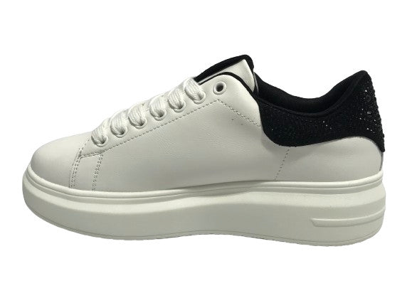 Scarpe donna sneaker Gold&gold ecopelle bianco D25GG09 GB875