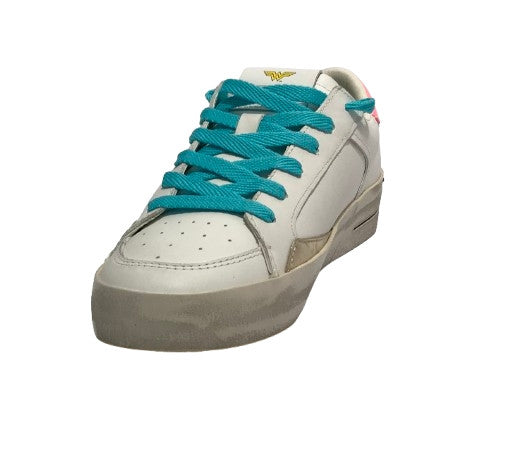 Sneaker donna Crime London Sk8 Deluxe white/ pink DS25CR08 88250PP7.10