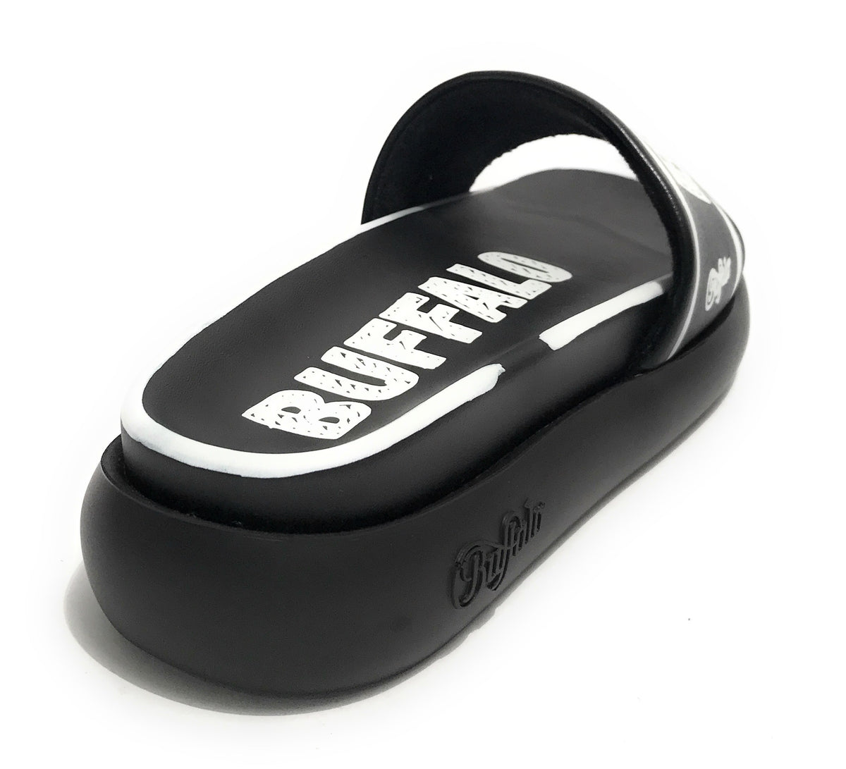 Slipper donna Buffalo Rey ecopelle vegan nero DS22BF04 BN16110561