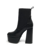 Scarpe donna tronchetto Gold&gold tc 120 in ecopelle nero D23GG19 GD696