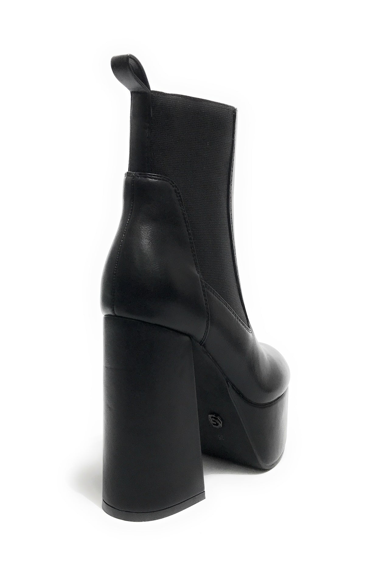 Scarpe donna tronchetto Gold&gold tc 120 in ecopelle nero D23GG19 GD696
