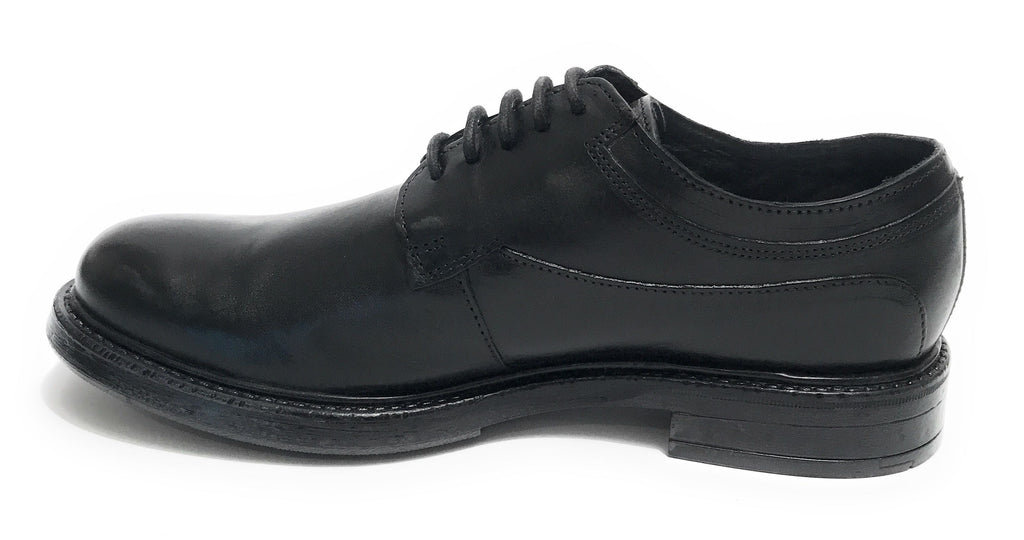 Scarpe uomo Elite francesina in pelle nero U23EL05 1404