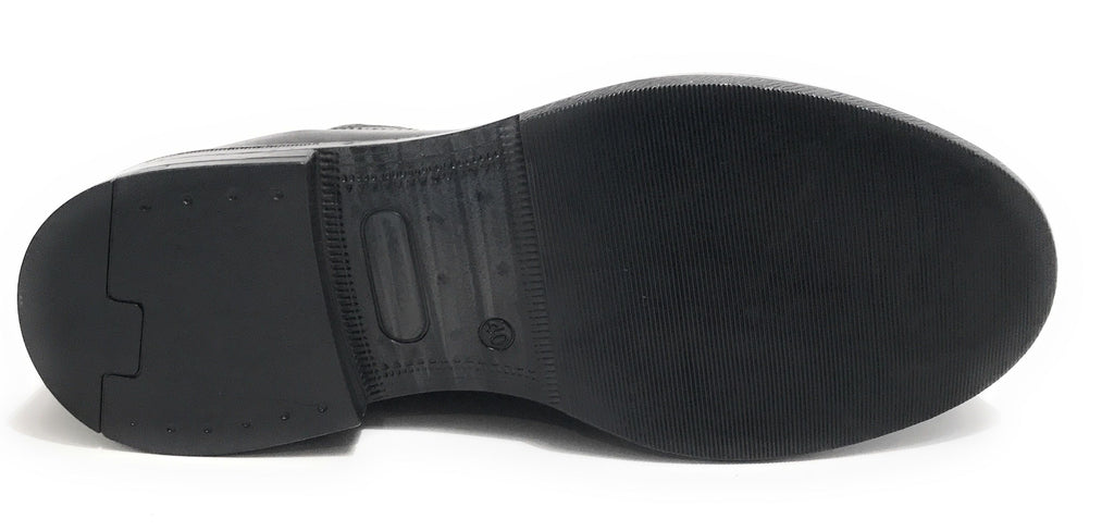 Scarpe uomo Elite francesina in pelle nero U23EL05 1404