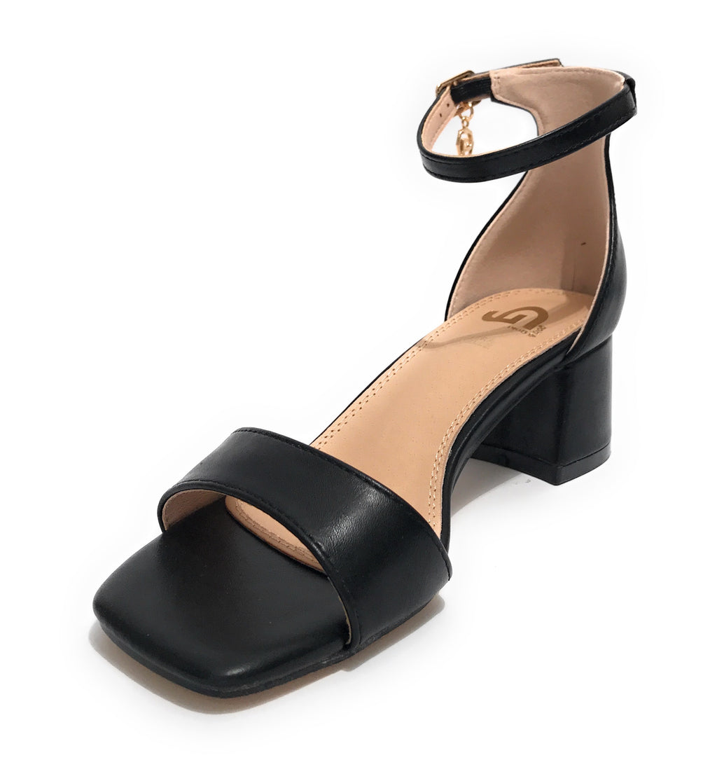 Scarpe donna Gold&gold sandalo con tacco ecopelle nero DS23GG18 GD812