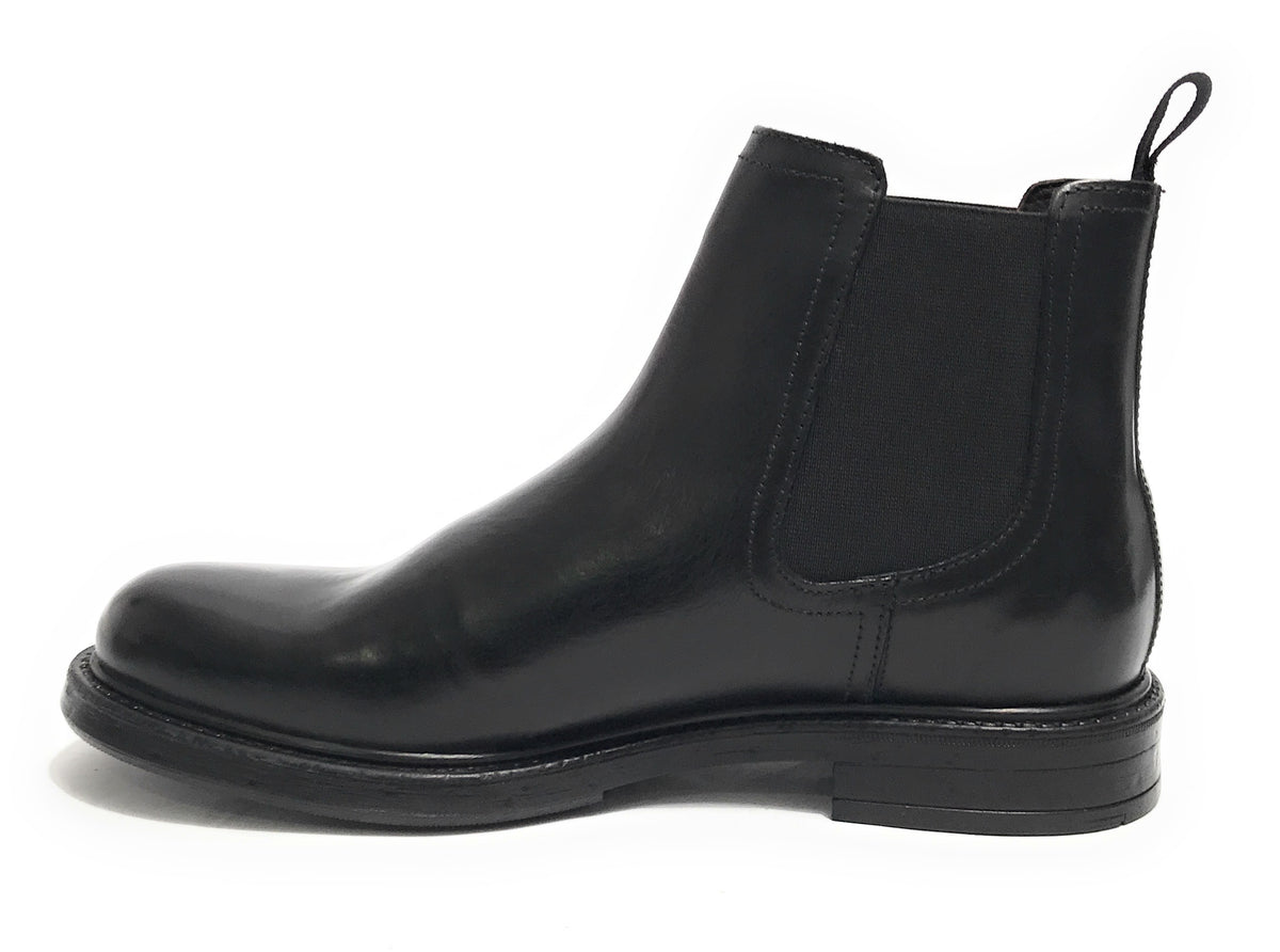 Stivaletto beatles uomo Elite in pelle nero U24EL05 1399