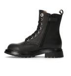 Scarpe Tommy Hilfiger stivaletto anfibio monogram pelle black D25TH04 T3A5-33568-0092999