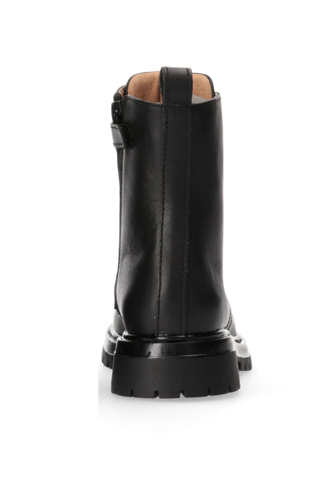 Scarpe Tommy Hilfiger stivaletto anfibio monogram pelle black D25TH04 T3A5-33568-0092999