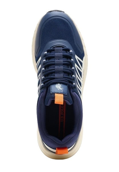 Scarpe U.S. Polo sneaker running SETH008 in ecopelle/ tessuto mesh dark blue US24UP13