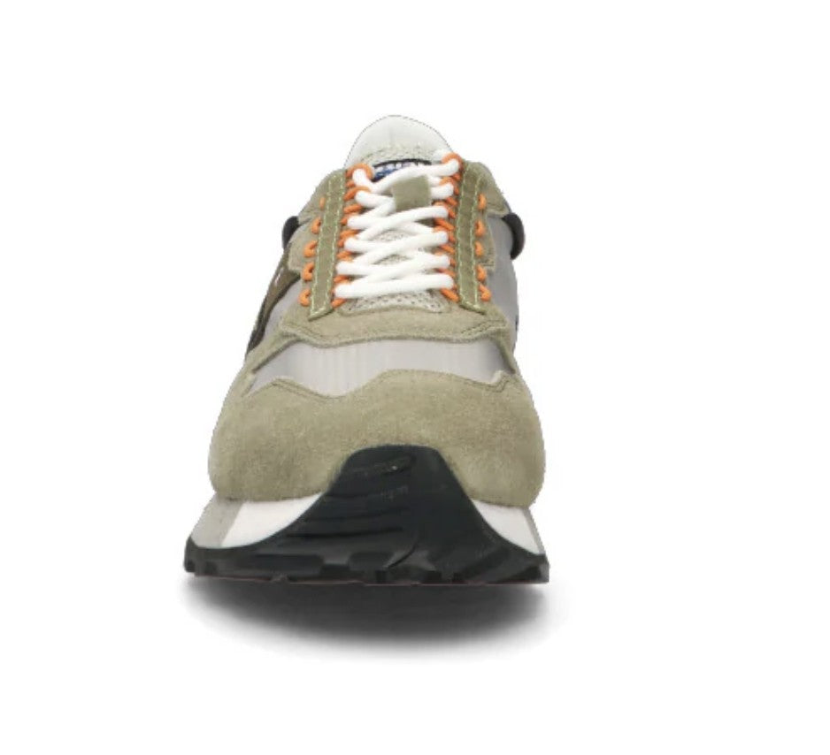 Scarpe Blauer sneaker Heron 02 in suede/ nylon military/ grey US24BU10 S4HERON02/RIS