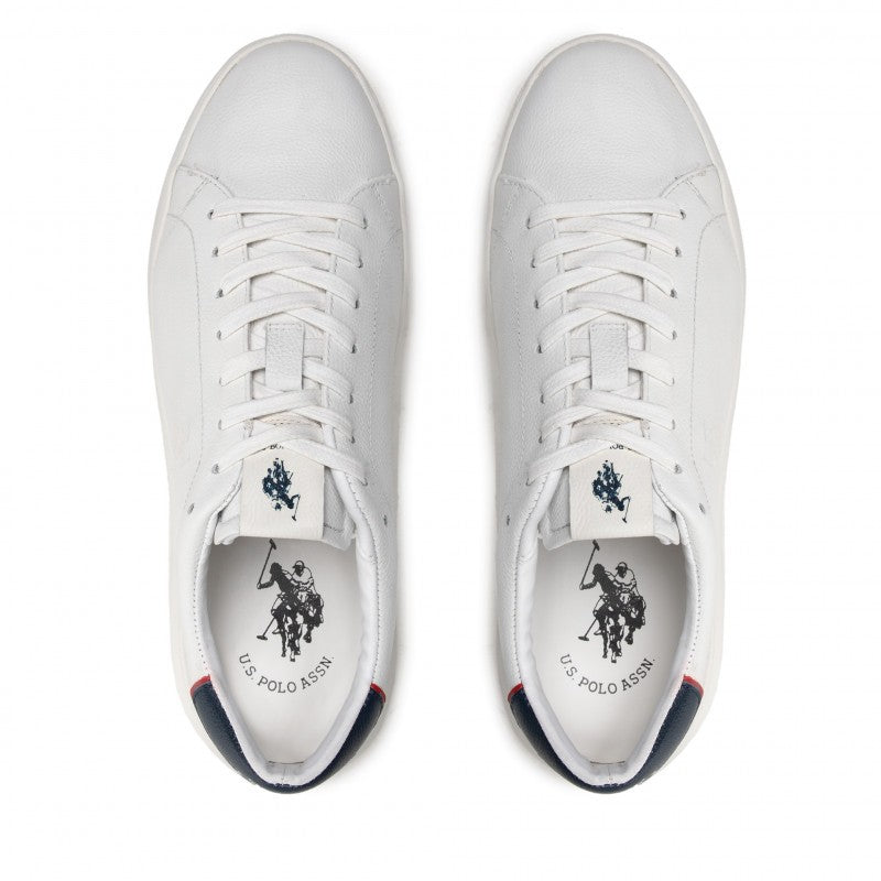 Scarpe U.S. Polo sneaker Cryme CRYME003A in pelle white uomo U23UP30