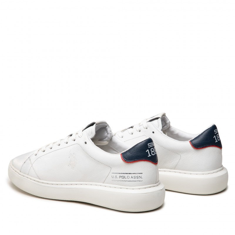 Scarpe U.S. Polo sneaker Cryme CRYME003A in pelle white uomo U23UP30
