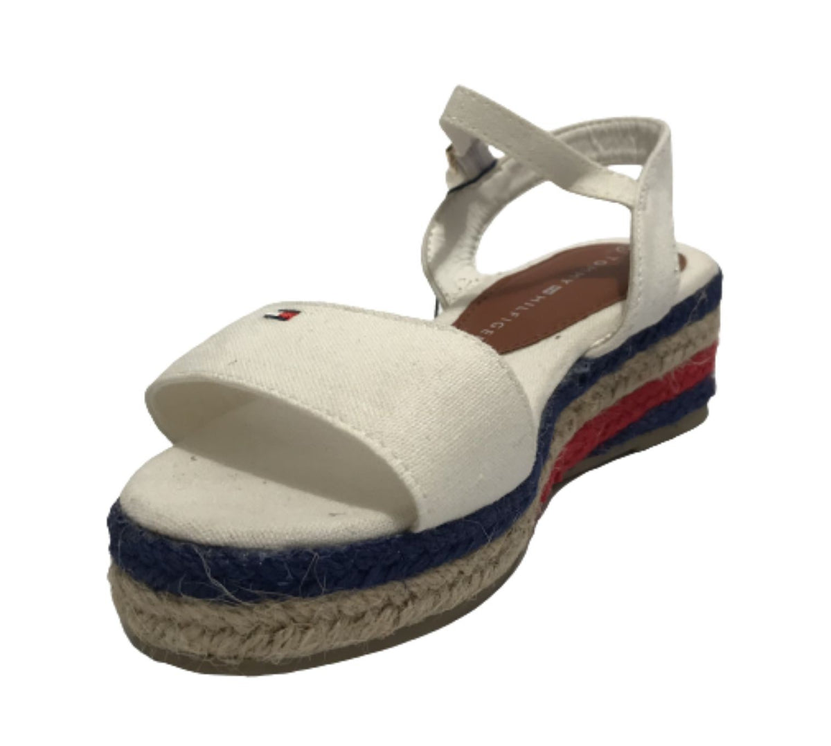 Scarpe Tommy Hilfiger sandalo fondo corda white ZS23TH04 T3A7-32778
