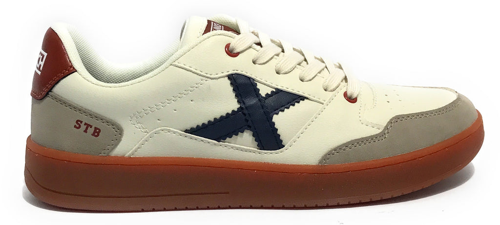 Scarpe Munich sneaker Legit 52 in ecopelle bianco/ grigio uomo U24MU08 8908052