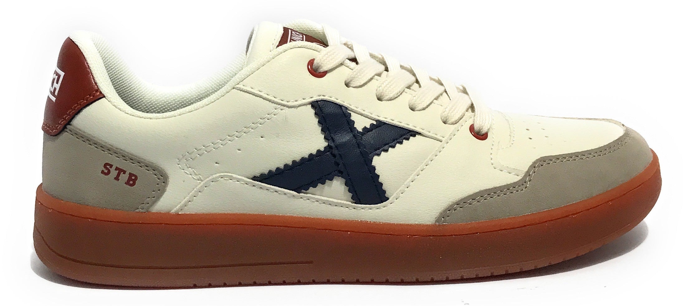 Scarpe Munich sneaker Legit 52 in ecopelle bianco/ grigio uomo U24MU08 8908052