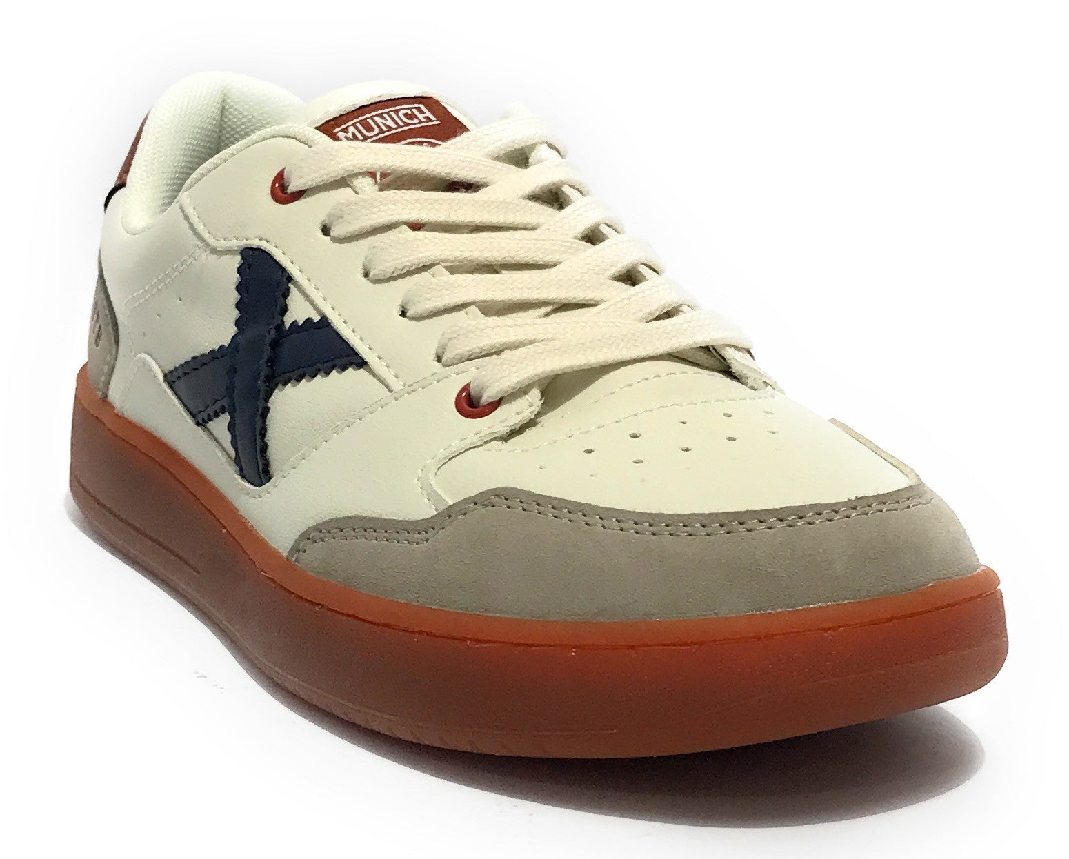 Scarpe Munich sneaker Legit 52 in ecopelle bianco/ grigio uomo U24MU08 8908052