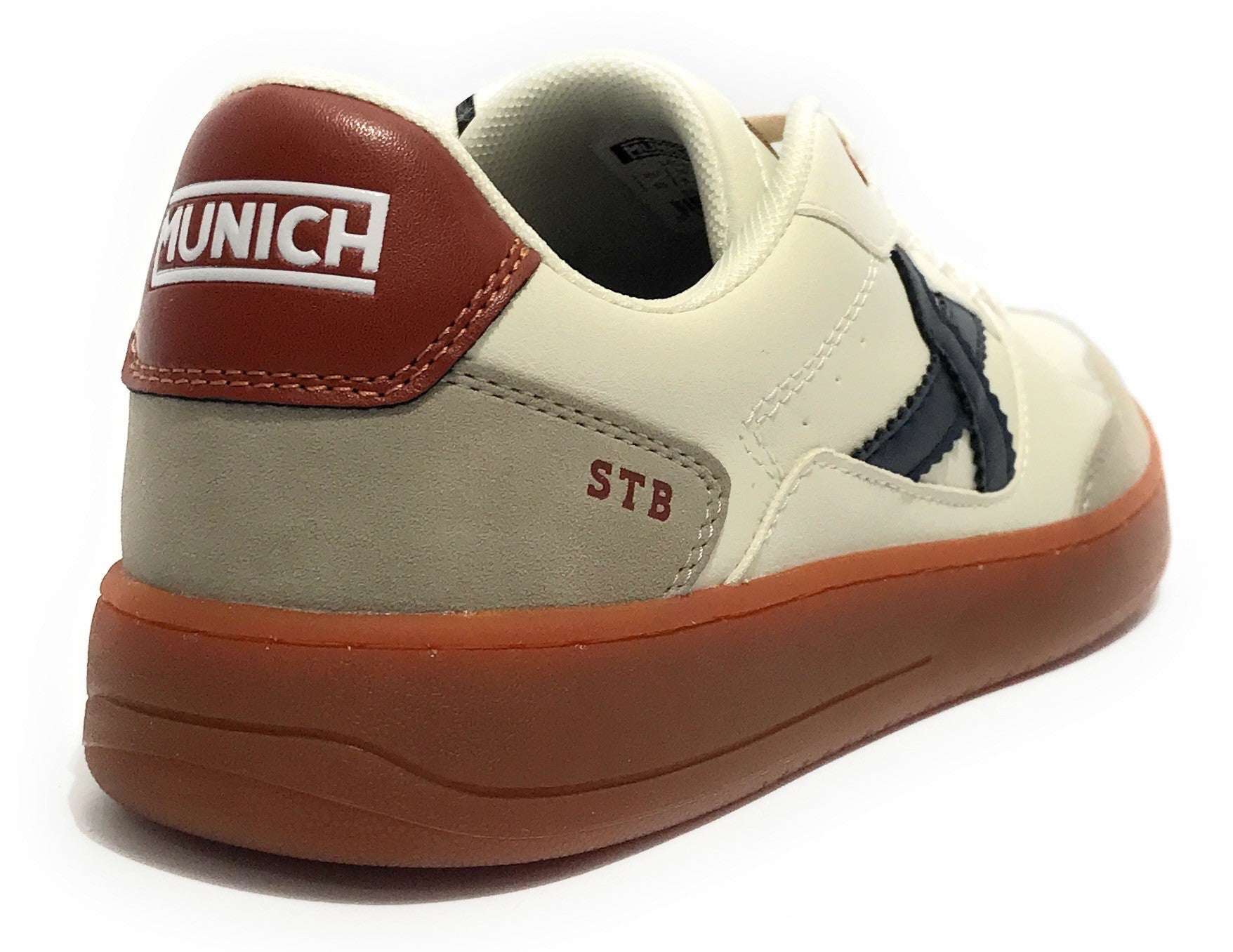 Scarpe Munich sneaker Legit 52 in ecopelle bianco/ grigio uomo U24MU08 8908052