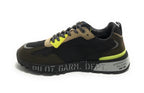 Sneaker Aeronautica Militare ecosuede/ nylon nero/ verde militare U25AR01 242SC276CT3380