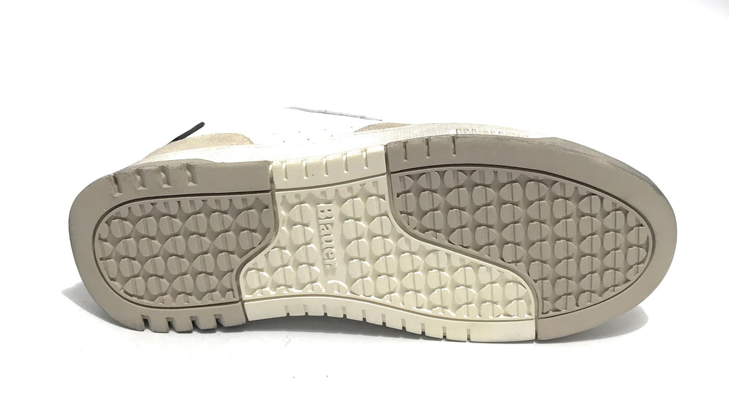 Scarpe uomo Blauer sneaker Harper in pelle white/ black US23BU03 S3HARPER07