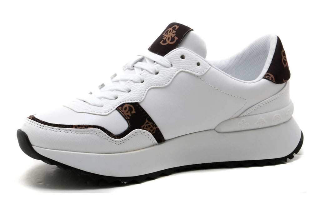 Scarpe donna sneaker Guess Vinsa 2 white/ brown DS24GU15 FLPVN2PEL12
