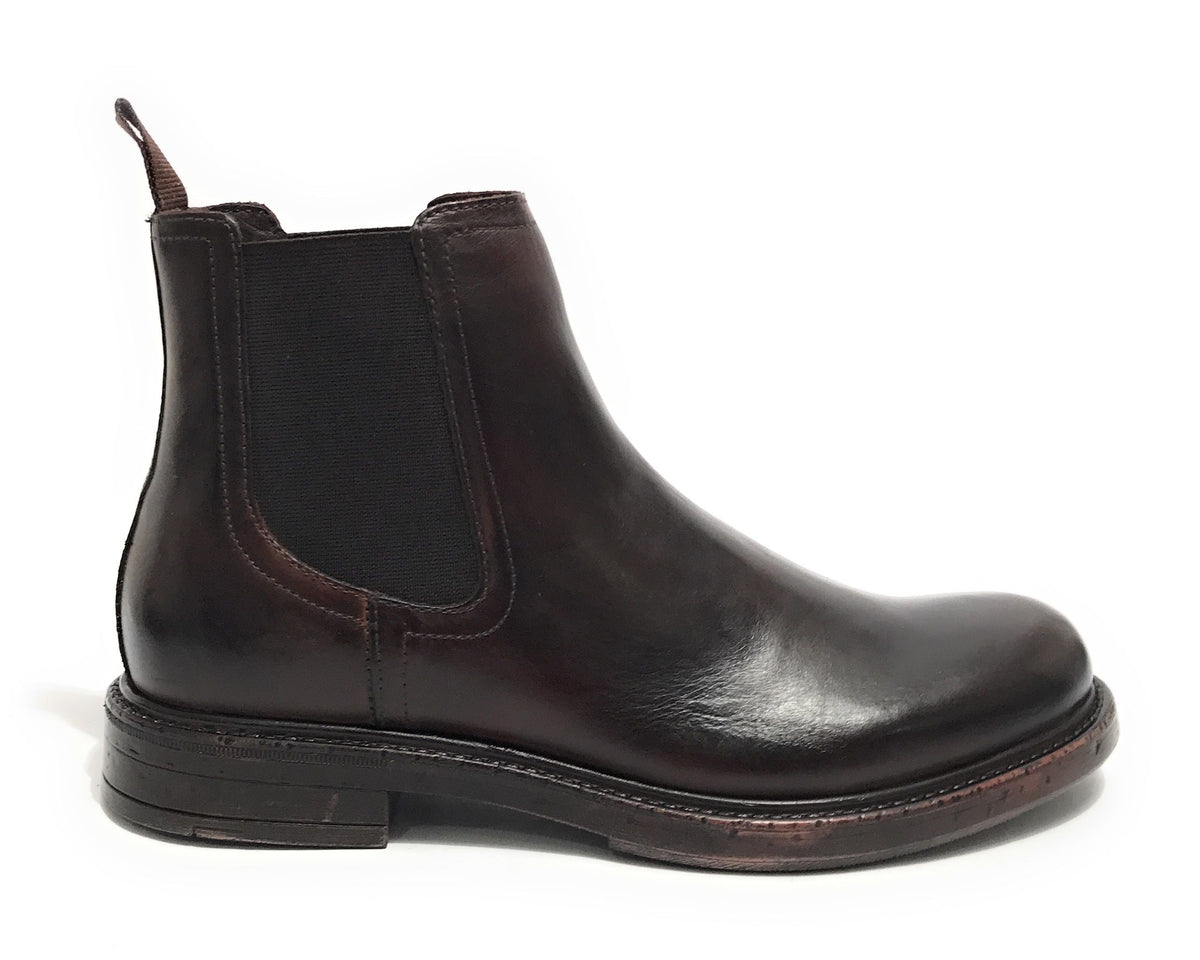 Stivaletto beatles uomo Elite in pelle dark brown U24EL06 1399