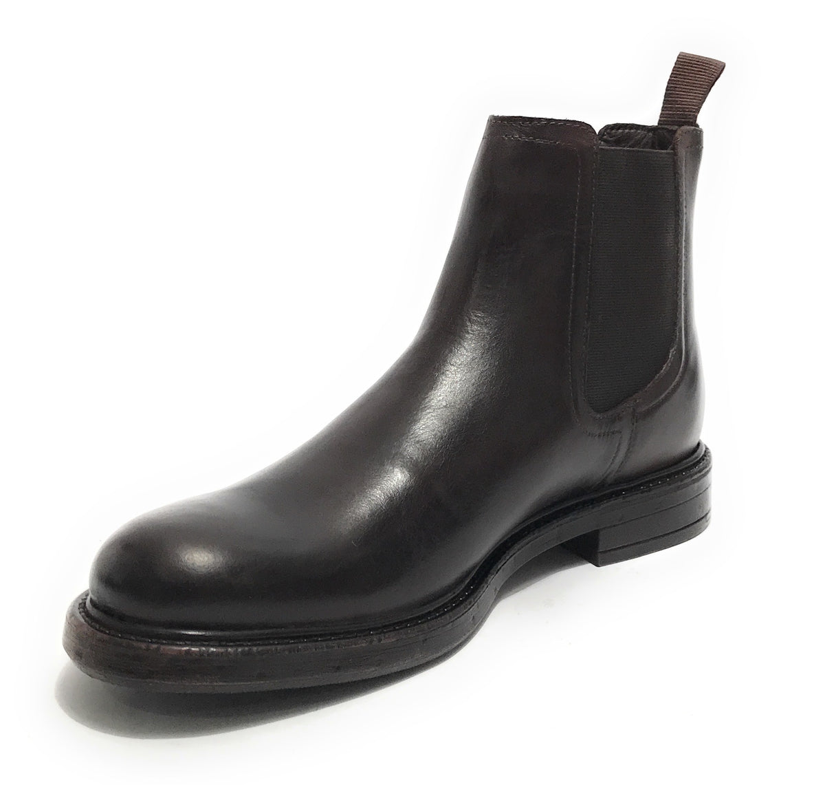 Stivaletto beatles uomo Elite in pelle dark brown U24EL06 1399