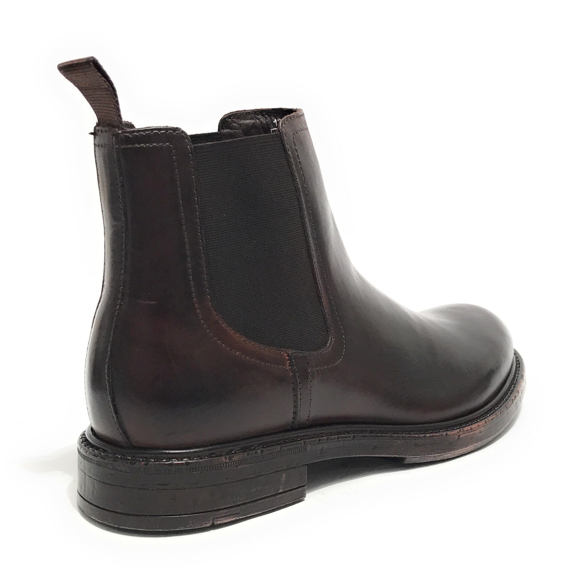 Stivaletto beatles uomo Elite in pelle dark brown U24EL06 1399