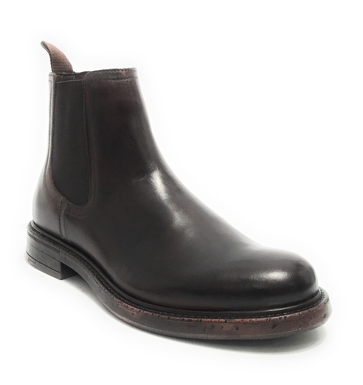 Stivaletto beatles uomo Elite in pelle dark brown U24EL06 1399