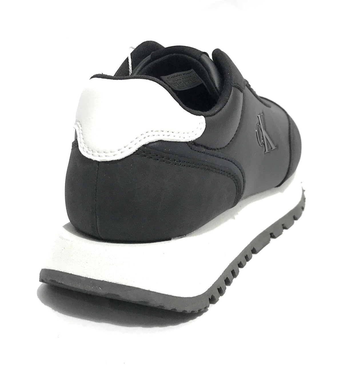 Sneaker running Calvin Klein jeans in ecopelle/ tessuto black/ white D25CK05 V3A9-81004-1269X001