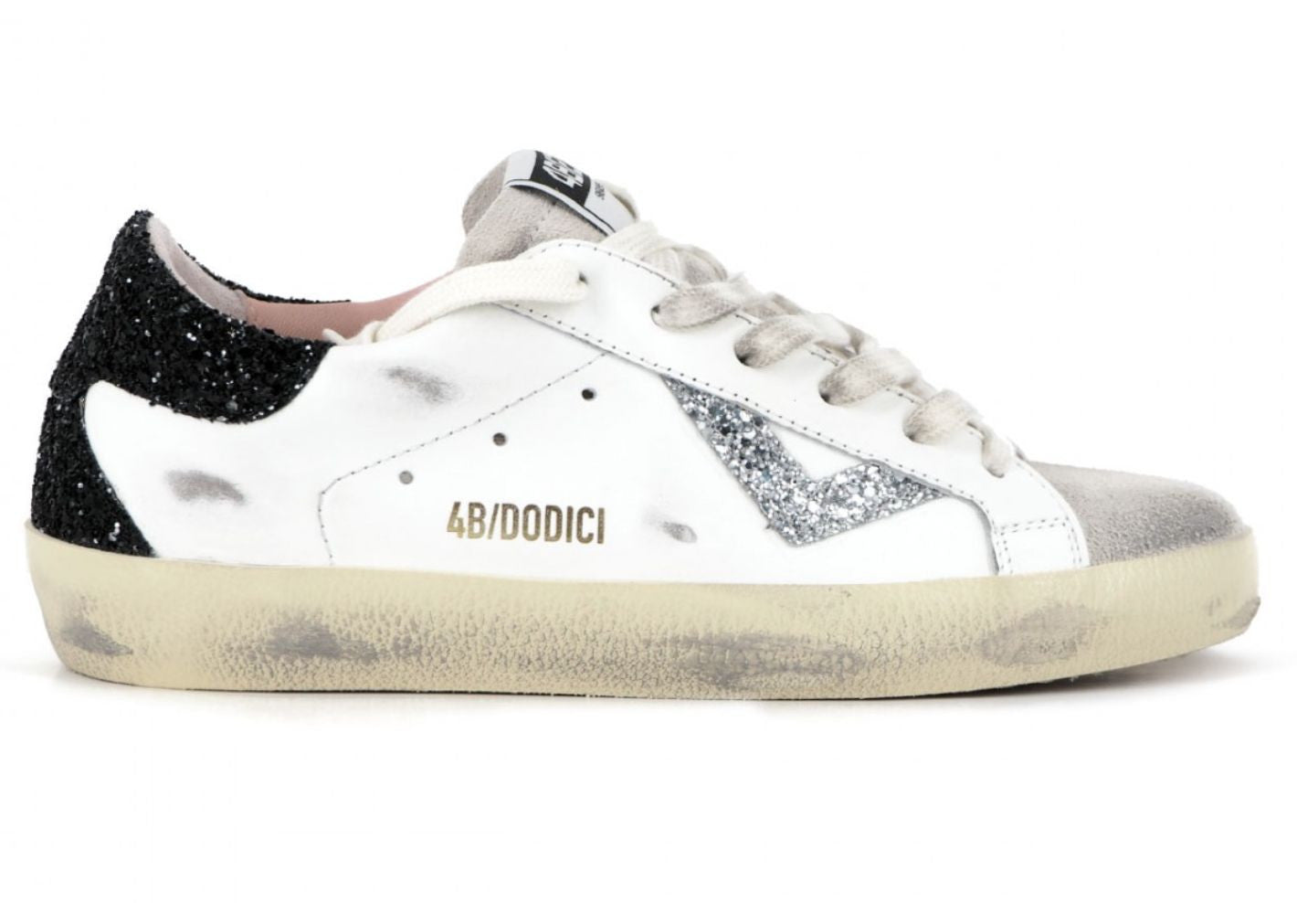 Scarpe donna 4B12 cach/bianco/argento DS25QB02 SUPRIME-D318