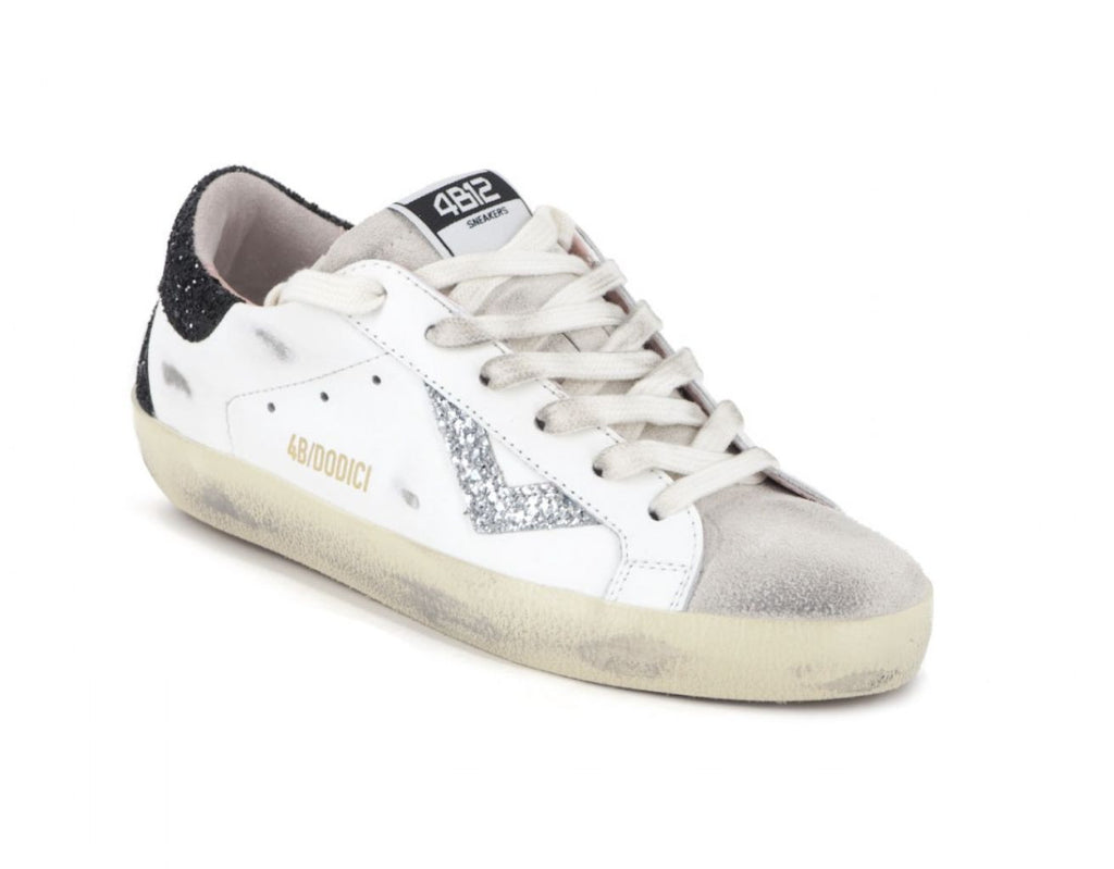 Scarpe donna 4B12 cach/bianco/argento DS25QB02 SUPRIME-D318