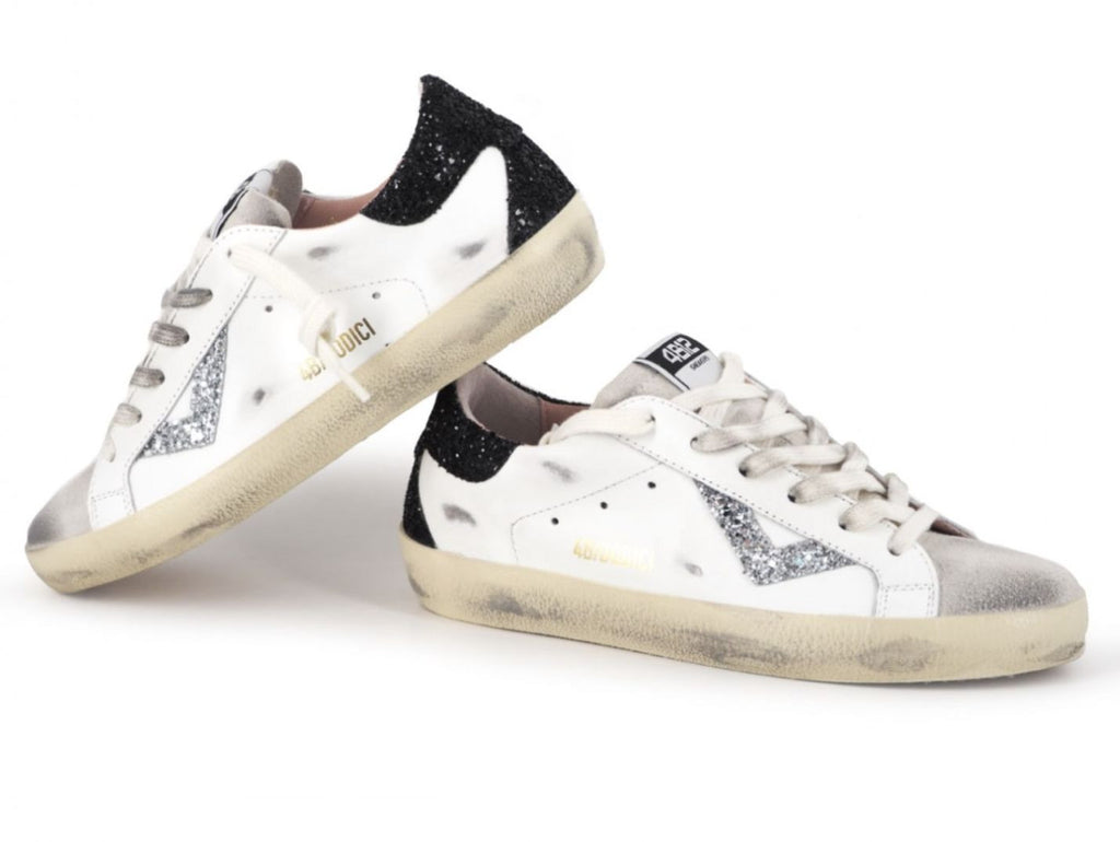Scarpe donna 4B12 cach/bianco/argento DS25QB02 SUPRIME-D318